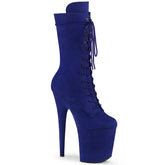 8" Heel FLAMINGO-1050FS Royal Blue Suede